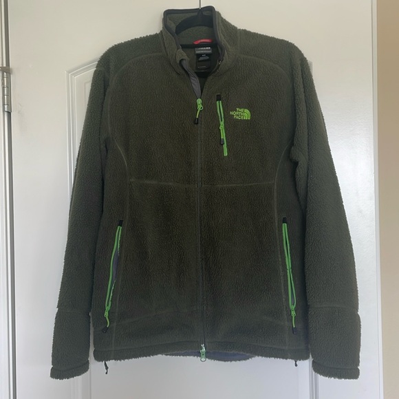 Green The North Face fleece - Picture 1 of 6